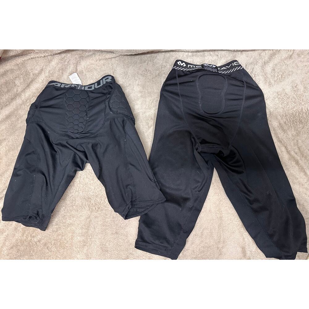 Under Armour McDavid Padded Compression Shorts Pants Lot Men’s M/L Football